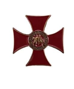 Knights Templar 'Red Cross' Enamel Pin