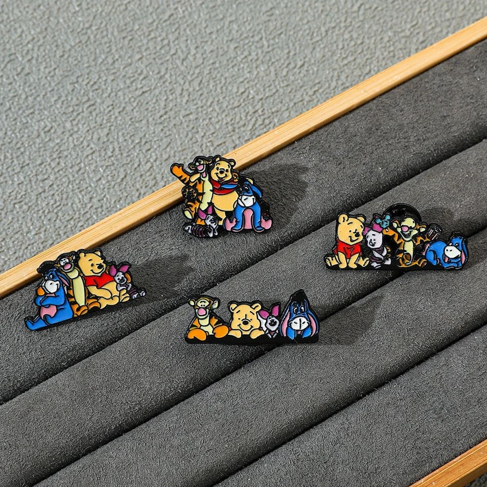 Winnie The Pooh ‘Set of 4 Great Friendship’ Enamel Pin - Image 3