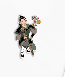 Acrylic Pin 'Mulan | Warrior Princess and Mushu'