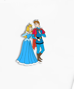 Acrylic Pin 'Sleeping Beauty | Royal Couple Aurora and Phillip'