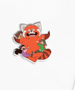 Acrylic Pin 'Turning Red | Mei Lee Panda and Girlfriends'