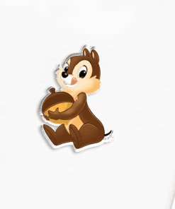 Acrylic Pin 'Chip and Dale | Chip likes Acorn'