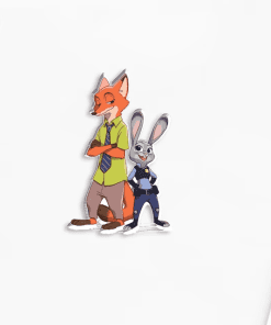 Acrylic  Pin 'Zootopia | Nick and Judy'