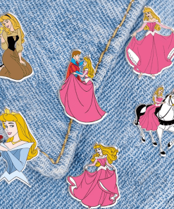 Alternative view of Acrylic Pin 'Sleeping Beauty | Royal Couple Aurora and Phillip'