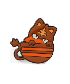Pokemon 'Hot Tea Litten' Enamel Pin