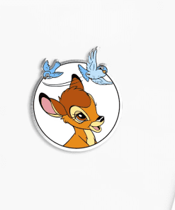 Acrylic Pin 'Bambi | Singing Blue Bird'