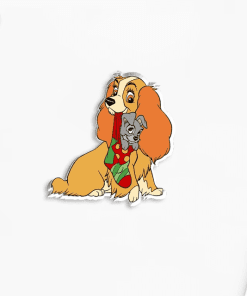 Acrylic Pin 'Lady and The Tramp | Little puppy'
