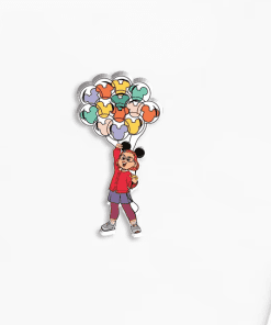 Acrylic Pin 'Turning Red | Human Mei Lee'
