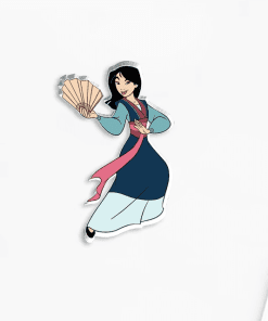 Acrylic Pin 'Mulan | Fan Dance'