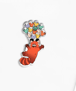 Acrylic Pin 'Turning Red | Mei Lee Panda Balloons'