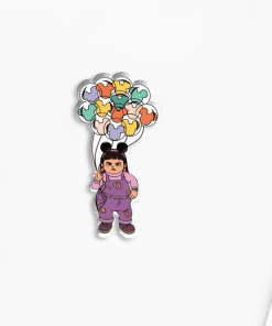 Acrylic Pin 'Turning Red | Grumpy Abby'
