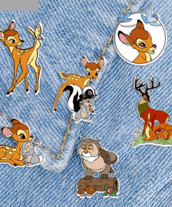 Alternative view of Acrylic Pin 'Bambi | Cuddling Thumper'