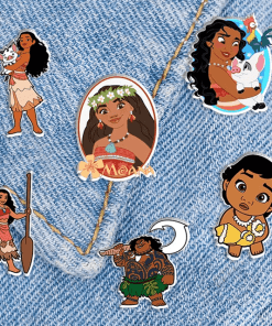 Alternative view of Acrylic Pin 'Moana | Island Princess'