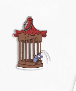 Acrylic Pin 'Mulan | Cri-Kee the Sidekick'