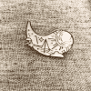 Sunset Beach Enamel Pin