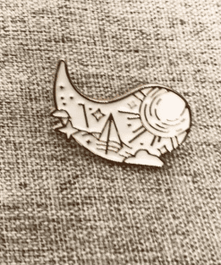 Sunset Beach Enamel Pin