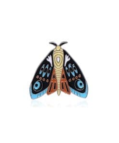 Exquisite Ethnic Moth Enamel Pin