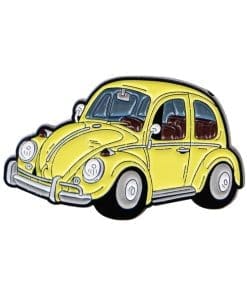 Retro Car 'Volkswagen Yellow Beetle' Enamel Pin