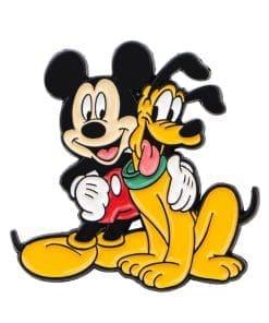 Mickey Mouse and Friends ‘Mickey and Pluto’ Enamel Pin
