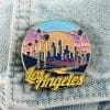Los Angeles 'Neon Night Skyline' Enamel Pin