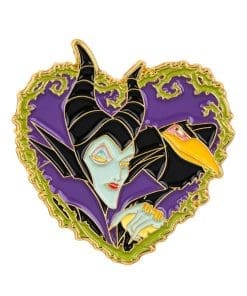Maleficent and Diaval Enamel Pin
