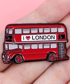 Double Decker 'London Bus' Enamel Pin - Image 3
