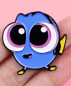 Alternative view of Set of 4 Cartoons Portrait Enamel Pin