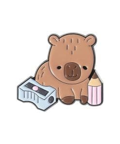 Student Capybara 'Sharpened Pencil' Enamel Pin