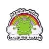 Yoga Frog 'Breathe Relax Exhale the Fuckery' Enamel Pin