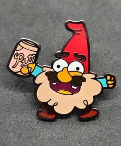 Gravity Falls 'Naughty Gnome with Pitt Soda' Enamel Pin