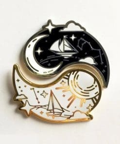 Sunset Beach Enamel Pin - Image 4