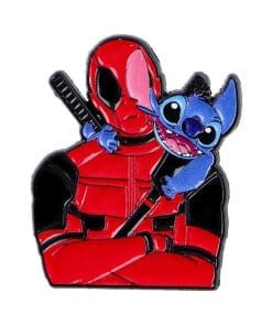 Deadpool Love Stitch Enamel Pin