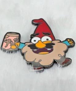 Alternative view of Gravity Falls 'Naughty Gnome with Pitt Soda' Enamel Pin