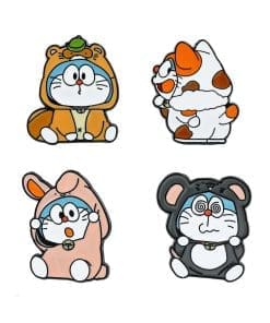 Doraemon 'Set of 4 Animal Suit' Enamel Pin