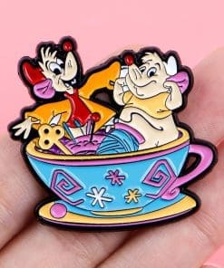 Alternative view of Alice in Wonderland ‘Tea Cup Pals’ Enamel Pin