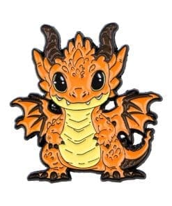 Little Orange Dragon Enamel Pin