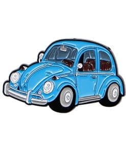 Retro Car 'Volkswagen Blue Beetle' Enamel Pin