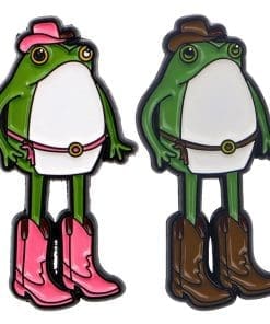 Cowboy Frog 'Set of 2 Punk' Enamel Pin