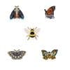 Exquisite Insect 'Set of 5 Colorful Creatures' Enamel Pin