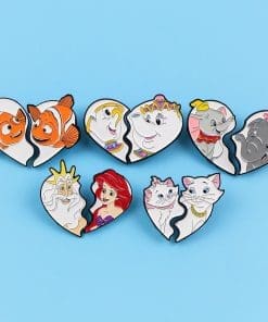 Alternative view of Finding Nemo 'Heart Pieces | Nemo and Marlin' Enamel Pin