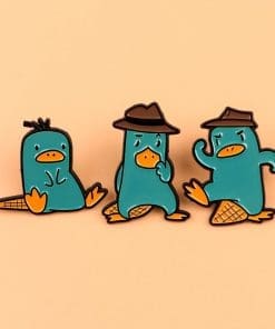Alternative view of Phineas and Ferb ‘Perry the Platypus | Jiggle’ Enamel Pin