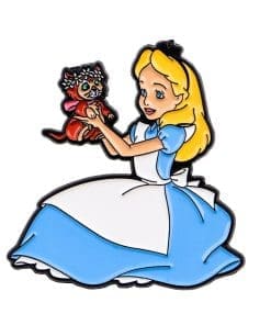 Alice in Wonderland ‘Alice and Dinah’ Enamel Pin