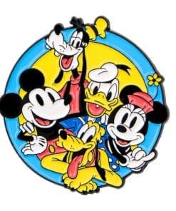 Mickey Mouse and Friends 'Besties Round Portrait' Enamel Pin