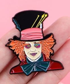 Alternative view of Alice in Wonderland ‘Mad Hatter’ Enamel Pin