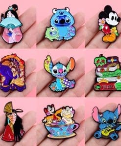 Alternative view of Lilo and Stitch ‘Scrumpy Doll’ Enamel Pin