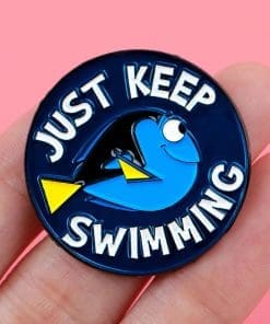 Alternative view of Finding Nemo ‘Just Keep Swimming’ Enamel Pin