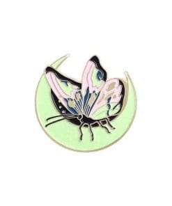 Luminous Moon 'Butterfly Fluorescence' Enamel Pin