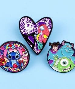 Lilo and Stitch 'Stitch Stained Glass' Enamel Pin - Image 3