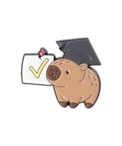 Student Capybara 'Graduate' Enamel Pin