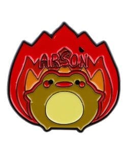 Glowing Fire 'Arson Frog' Enamel Pin
